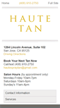 Mobile Screenshot of hautespraytan.com